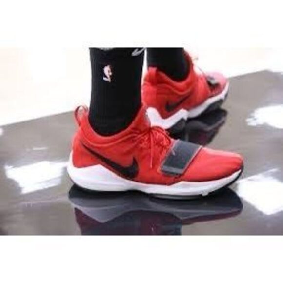 Nike Men\'s Size 12 PG1 Paul George University Red Black Basketball Shoes main image 8